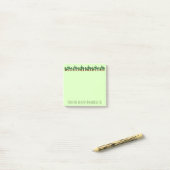 Cactus Banner Post-it® Notes (Op bureau)