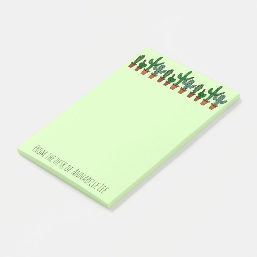 Cactus Banner Post-it® Notes (Schuin)