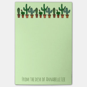 Cactus Banner Post-it® Notes
