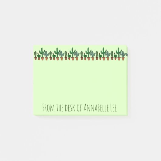 Cactus Banner Post-it® Notes (Voorkant)