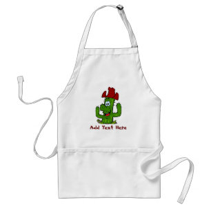 Cactus BBQ Adult Schort