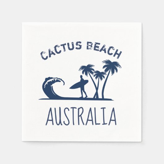 Cactus Beach Surfing Australia Servet (Voorkant)