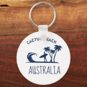 Cactus Beach Surfing Australia Sleutelhanger (Voorkant)