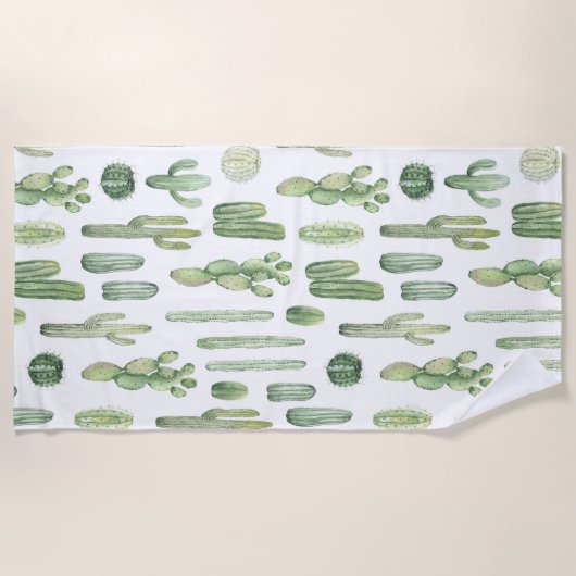 Cactus Beach Towel Strandlaken (Voorkant)