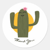 Cactus Bedankt Sticker (Voorkant)