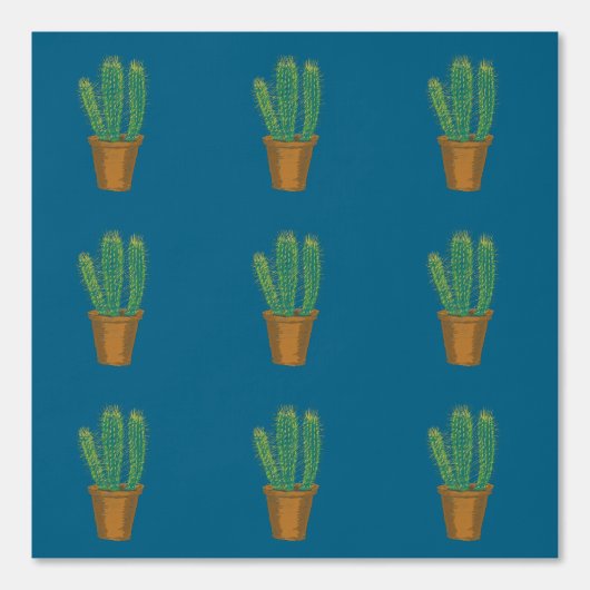 Cactus behang (Voorkant)