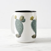 Cactus Beker Tweekleurige Koffiemok (Voorkant links)