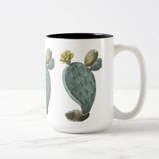 Cactus Beker Tweekleurige Koffiemok (Rechts)