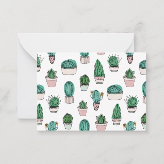 Cactus Bewegende Aankondiging Planten (Achterkant)