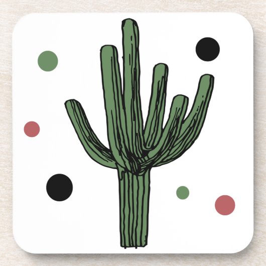Cactus Bier Onderzetter (Voorkant)