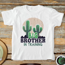 Cactus Big Brother in Training Baby Aankondiging
