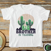 Cactus Big Brother in Training Baby Aankondiging Kinder Shirts