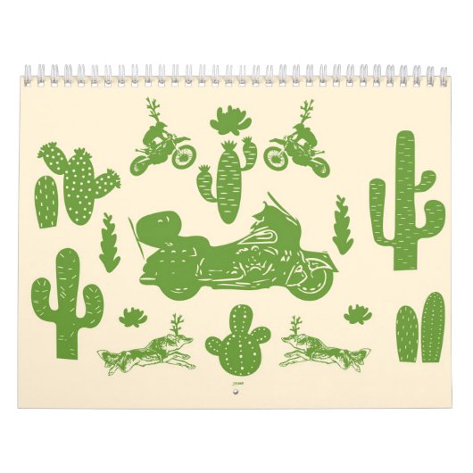 Cactus Bikes Aand Wolfs Kalender (Hoes)