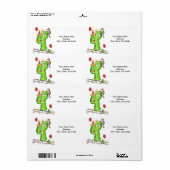 Cactus Bird Snake Labels (Full Sheet)