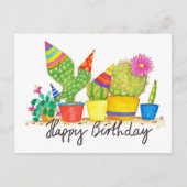 Cactus Birthday briefkaart van Nicole Janes (Voorkant)
