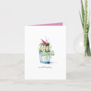 Cactus Birthday Card Feestdagen Kaart