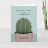 Cactus Birthday Card Kaart (Voorkant)