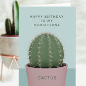 Cactus Birthday Card Kaart