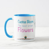Cactus bloeit de meest unieke bloemen mok (Links)