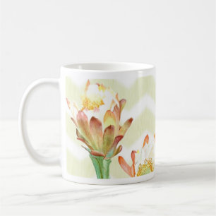 cactus, bloem en orchidee koffiemok