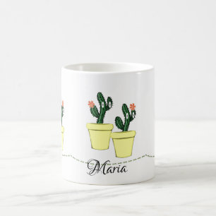 Cactus Bloem Geel Mok