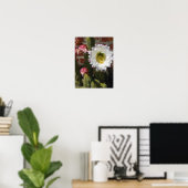Cactus Bloem Poster (Thuiskantoor)