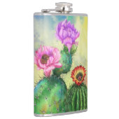 Cactus Bloemen Flask Heupfles (Rechts)