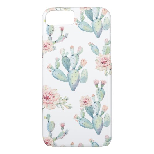 Cactus Bloemen Mobiele Telefoon iPhone Case (Achterkant)