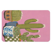 Cactus Bloemen Roze Magneet (Horizontaal)