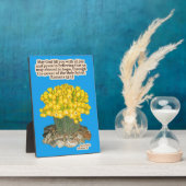  cactus bloemenschrift plaque Romeinen 15:13 Fotoplaat (Zijkant)