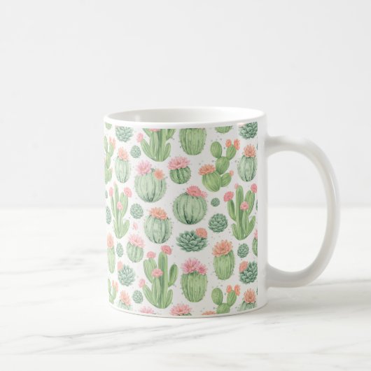 Cactus Bloementuin Koffiemok (Rechts)