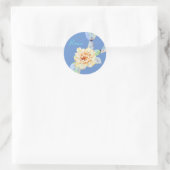 Cactus bloom desert flower waterverf ronde sticker (Tas)