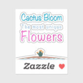 Cactus Bloom Sticker (Vel)