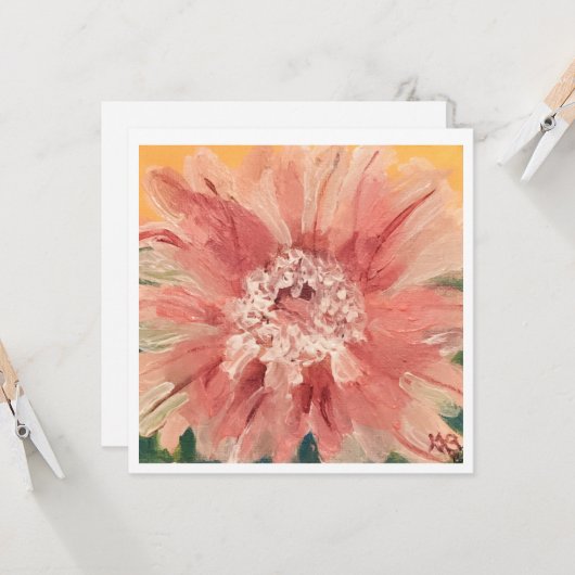 Cactus Blossom Kaart (Voorkant / Achterkant in situ)