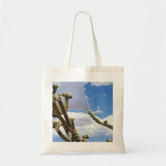 Cactus Blue Sky Tote Bag (Voorkant)