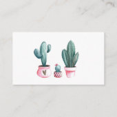 Cactus boeken voor Baby Informatiekaartje (Achterkant)