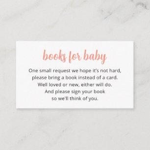 Cactus boeken voor Baby Kaart, Fiesta Informatiekaartje