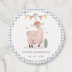 Cactus Boho Llama Alle leeftijden Bedankjes Labels