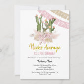 Cactus Boho Nacho Average Couple Shower Kaart (Voorkant)