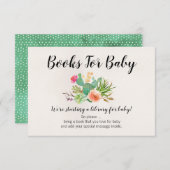 Cactus Boos for Baby Note Insert Informatiekaartje (Voorkant / Achterkant)