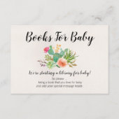 Cactus Boos for Baby Note Insert Informatiekaartje (Voorkant)