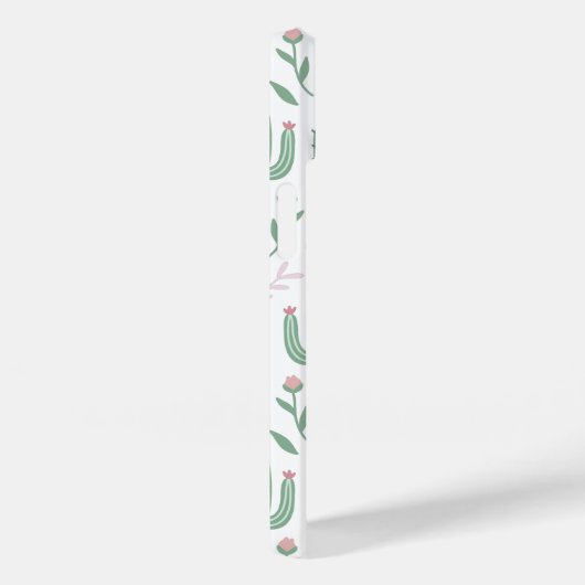 Cactus botanisch patroon gepersonaliseerd Case-Mate iPhone case (Achterkant / Rechts)