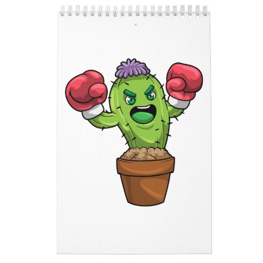 Cactus Boxer Boxing Kalender (Hoes)