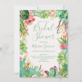Cactus Bridal Shower Kaart (Voorkant)