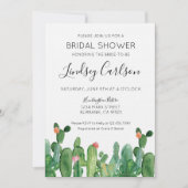 Cactus Bridal Shower Kaart (Voorkant)