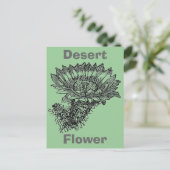 Cactus Briefkaart (Staand voorkant)
