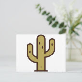 cactus briefkaart (Staand voorkant)