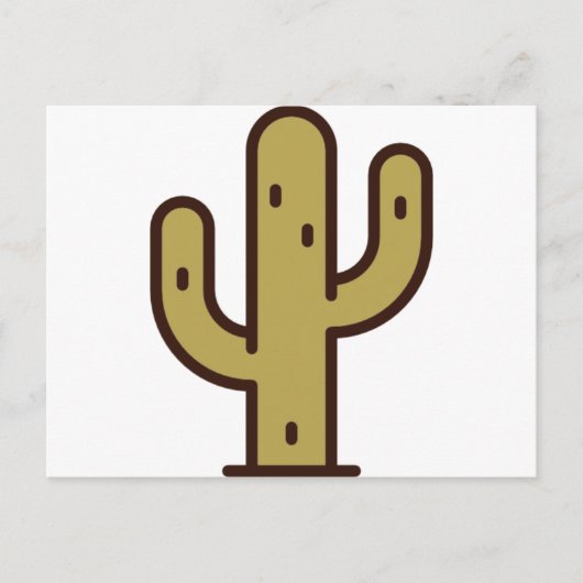 cactus briefkaart (Voorkant)