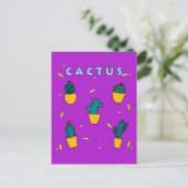 Cactus Briefkaart (Staand voorkant)