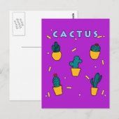 Cactus Briefkaart (Voorkant / Achterkant)